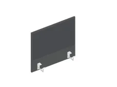 baliepaneel bureau aanbouw links MS-donkergrijs BN8010-antraciet 600mm