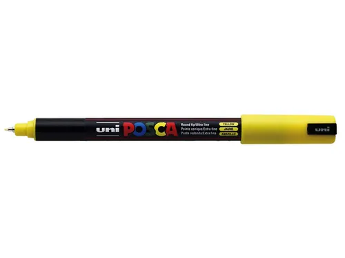 Verfstift Posca PC1MR Extra Fijne punt 0,7mm Geel