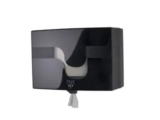 Toiletpapier dispenser Celtex Megamini Easy-Pull zwart - 1