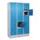 lockerkast,HxBxD 1950x1200x500mm,3x5vakken,vak B 400mm,cil.-slot