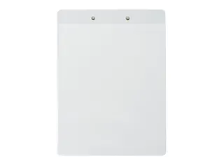 Klemplaat met insteekhoes PP A4 wit - 2