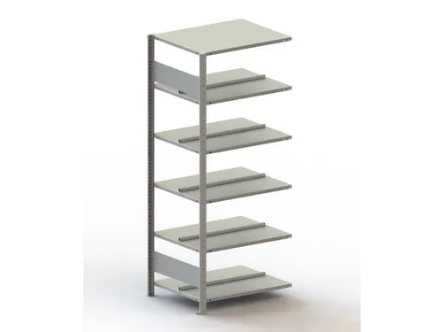 Inhaakstelling Aanbouwveld Verzinkt 1850x756x636mm 6legborden 80kg