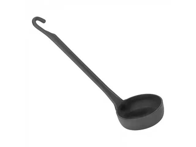 Emga Pizza portioneerlepel 10cm zwart