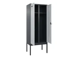 locker voor scheiding van kleding,HxBxD 2120x800x500mm,2vak