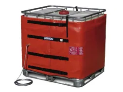 verwarmingsmantel,v. IBC inhoud 1000l,buiten glasvezel/silicone,oranje