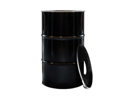 Afvalbak Binbin Met Inwerpopening 120 Liter Zwart