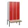locker met bank,HxBxD 1950x900x815mm,3vak,vak B 300mm,cil.-slot