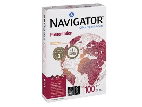 Kopieerpapier Navigator Presentation A4 100 Gram Wit