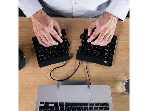 Ergonomisch toetsenbord R-Go Split Break v2 met pauzesoftware, gesplit