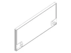 geluidabsorberende tafelscheidingswand,HxB 480x1000mm,lichtgroen