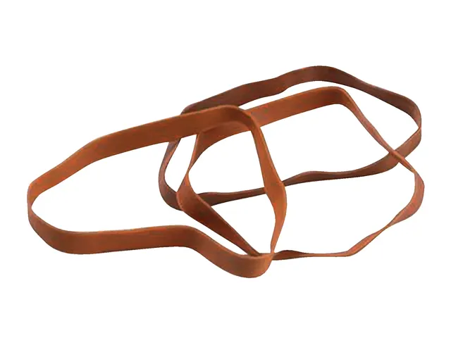 Elastiek Standard Rubber Bands 68 140x5mm 500gr 285 stuks bruin