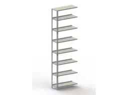magazijnstelling,aanbouwveld,HxBxD 2500x752x304mm,veldl. 800kg