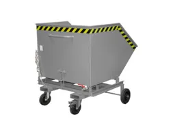 Kiepwagen voor spaanders,HxLxB 1290x1420x1340mm,1m³,draagverm. 300kg