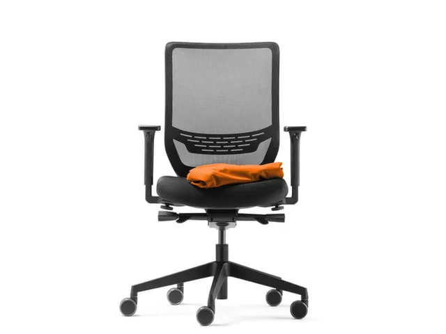 Bekleding,V. Bureaustoel,Stof,Oranje