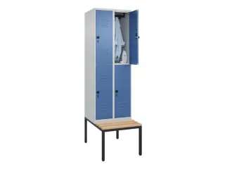 Dubbeldekse dekenkist,HxBxD 2120x600x815mm,2x2vak.,vak B 300mm - 3