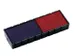 Stempelkussen Colop E/12/2 blauw en rood