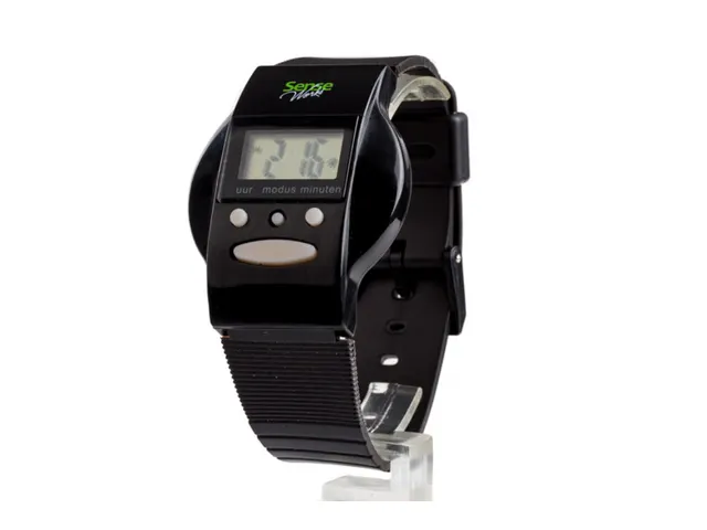 Horloge Senseworks Nederlandssprekend 12/24 zwart