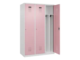 locker voor scheiding van kleding,HxBxD 1850x1200x500mm,3vak - 1