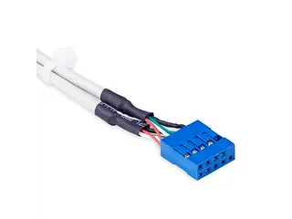 4-poorts USB A vrouwelijke sleufplaatadapter - 3