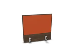 opzetpaneel bureau aanbouw achter NV bruin hickory BN3012-oranje 600mm
