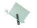 Pochette à fermeture éclair Foldersys EVA A4 sans PVC vert pastel