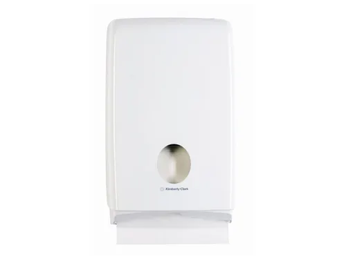 Aquarius U7024 handdoek dispenser Slimfold wit