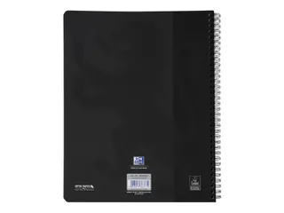 Spiraalblok Oxford Touch A4 ruit 5mm 70vel zwart - 6