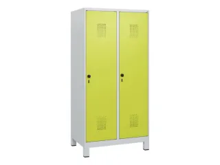 schoollocker,HxBxD 1630x800x500mm,2vak,vak B 400mm,draaigrendel,voeten - 2