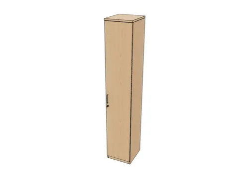 kantoorkast,HxBxD 2225x400x445mm,NE-esdoorn