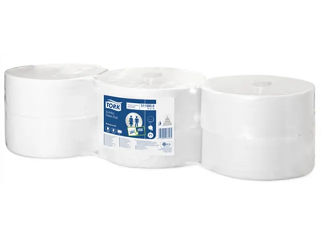 Tork Advanced Jumbo Toiletpapier 472118 2-laags wit T1-toiletpapier