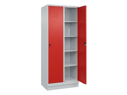 wasgoedverdeelkast,HxBxD 1950x800x500mm,vak B 400mm,cilinderslot