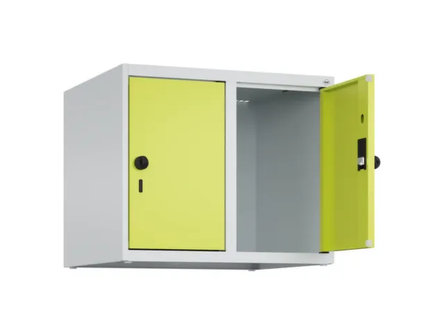 opzetkast,v. locker,2vak.,vak B 300mm,HxBxD 500x600x500mm,vleugeldeur