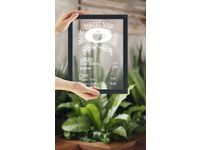 krijtbord Woody, zwarte randen, ft 30 x 40 cm
