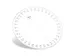 Rapporteur circulaire Aristo 12cm - 360° Plexiglas cristallin