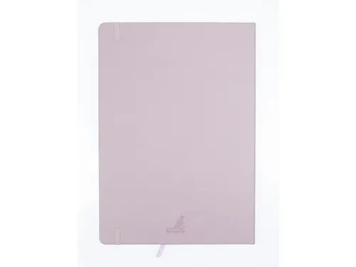 Schetsboek Kangaro A4 violet PU HC 80 blad 140gr roomwit met elastiek