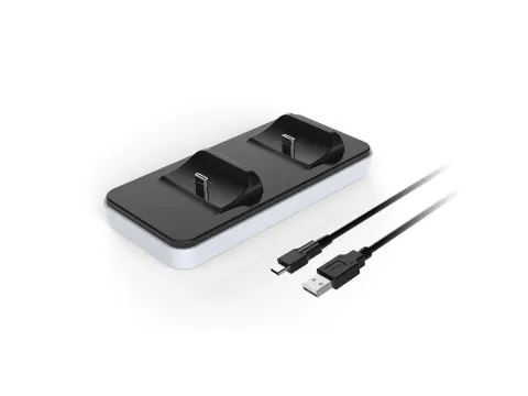 Gaming CS200LT USB Oplaadstation voor PS5 controllers wit/zwart