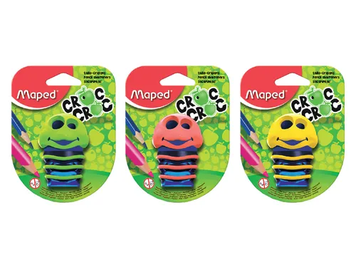 Puntenslijper Maped Croc Croc Bug 2-gaats assorti
