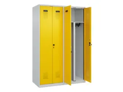 PBM-locker,HxBxD 1850x1200x500mm,4vak,vak B 300mm,draaigrendel