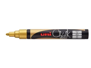 Krijtstift Uni-ball chalk rond 1.8-2.5mm goud - 1