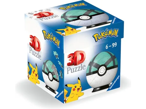Ravensburger Pokémon Net Ball 3D Puzzel 54 stukjes