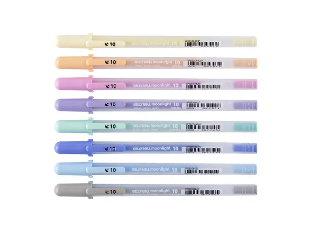 Gelschrijver Sakura Gelly Roll 1.0mm Moonlight 10 Pastel 8 stuks