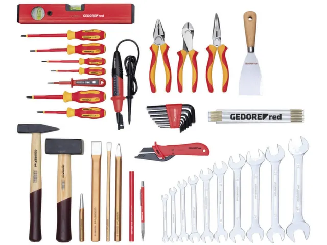 R21000042 Gereedschapsset ELEKTRISCHE ENGINEERING los 42stuks