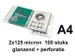 Pochette de plastification GBC Organise A4+ 125 microns 4 trous brilla