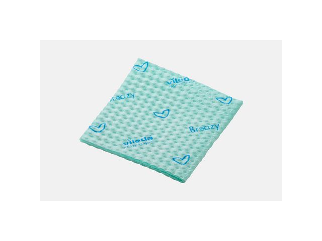 Vileda Breazy Lingettes De Nettoyage Microfibre X Cm Vert Discountoffice Be