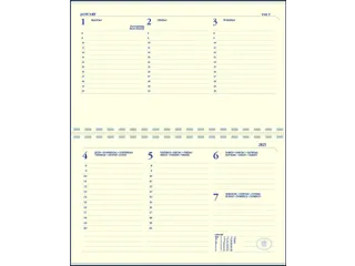 Agenda 2027 Ryam Compact Suprema 7dagen/2pagina's ringplastic zwart - 6