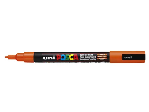 Verfstift Posca PC3M Fijne punt 0,9-1,3mm Donkeroranje