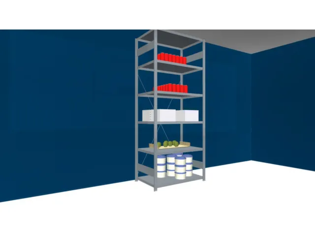 Rayonnage En Acier Sans Boulons élément De Départ H x l x p 250