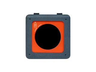 Circulaire Afvalbak BrickBin Plastic 65 Liter Grijs Oranje - 2