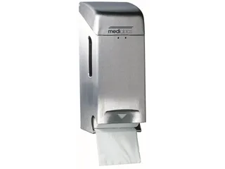 Toiletpapier dispenser 2 Rollen Rvs - 1