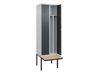 locker voor scheiding van kleding,HxBxD 2120x600x815mm,2vak - 2